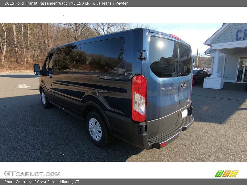 Blue Jeans / Pewter 2019 Ford Transit Passenger Wagon XL 150 LR