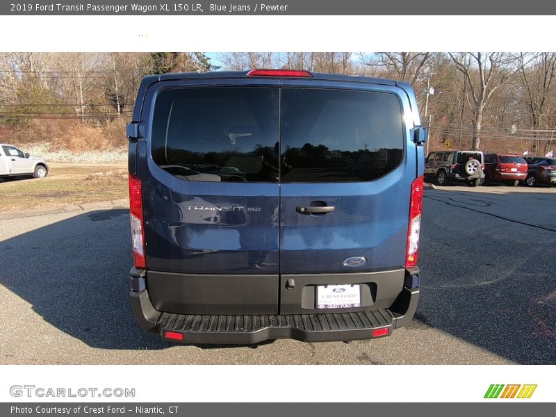 Blue Jeans / Pewter 2019 Ford Transit Passenger Wagon XL 150 LR
