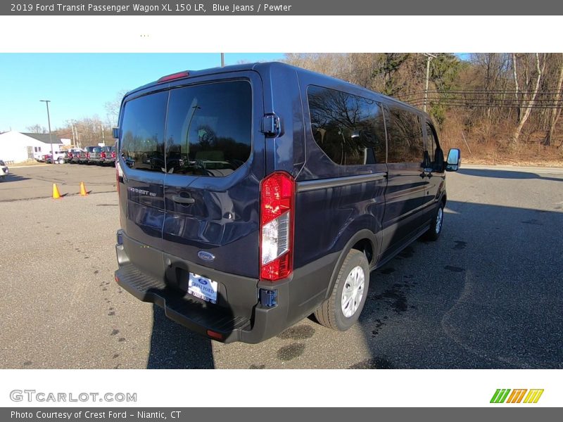 Blue Jeans / Pewter 2019 Ford Transit Passenger Wagon XL 150 LR