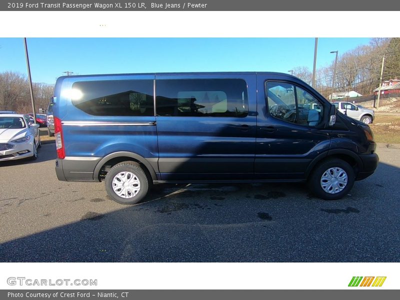 Blue Jeans / Pewter 2019 Ford Transit Passenger Wagon XL 150 LR
