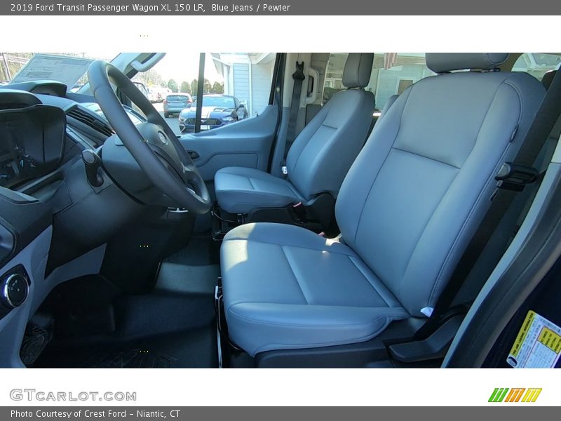 Blue Jeans / Pewter 2019 Ford Transit Passenger Wagon XL 150 LR