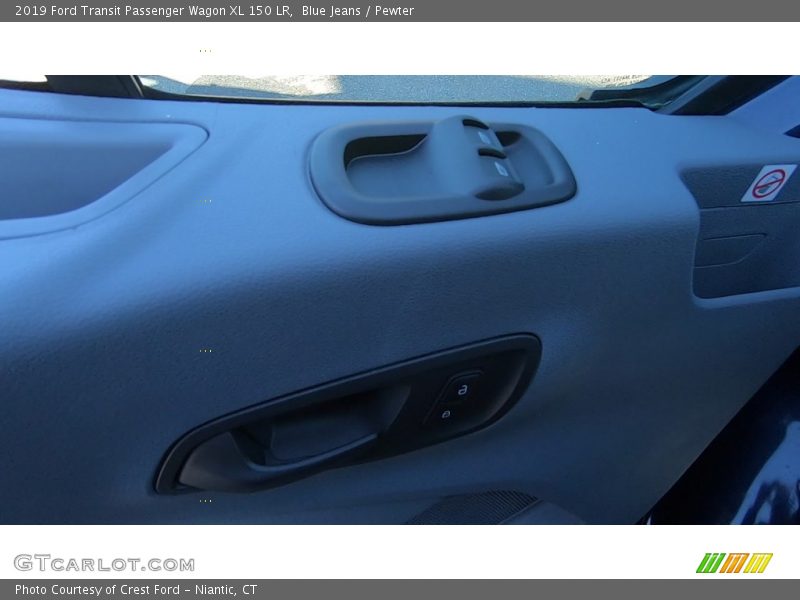 Blue Jeans / Pewter 2019 Ford Transit Passenger Wagon XL 150 LR