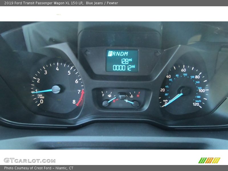 Blue Jeans / Pewter 2019 Ford Transit Passenger Wagon XL 150 LR