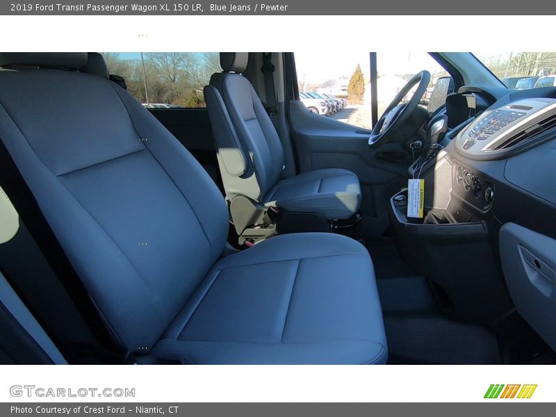 Blue Jeans / Pewter 2019 Ford Transit Passenger Wagon XL 150 LR