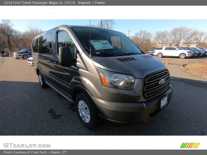 Magnetic / Pewter 2019 Ford Transit Passenger Wagon XL 150 LR