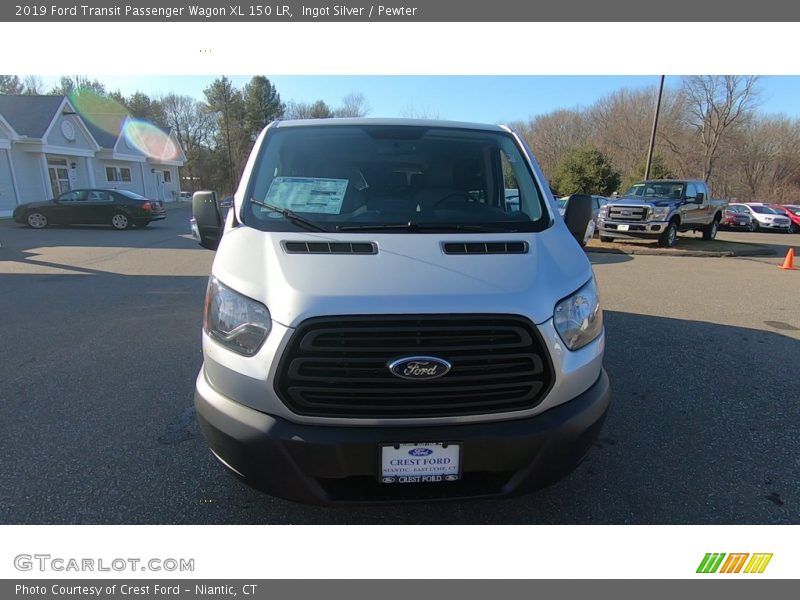 Ingot Silver / Pewter 2019 Ford Transit Passenger Wagon XL 150 LR