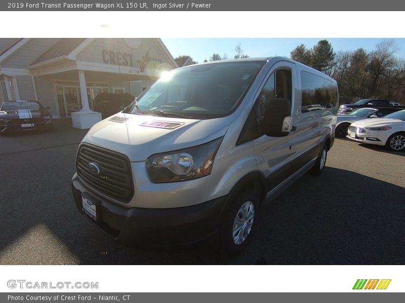 Ingot Silver / Pewter 2019 Ford Transit Passenger Wagon XL 150 LR