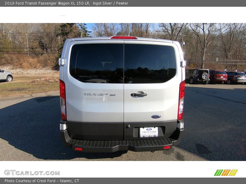 Ingot Silver / Pewter 2019 Ford Transit Passenger Wagon XL 150 LR