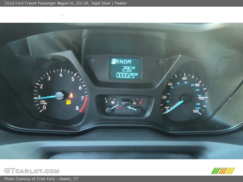 Ingot Silver / Pewter 2019 Ford Transit Passenger Wagon XL 150 LR