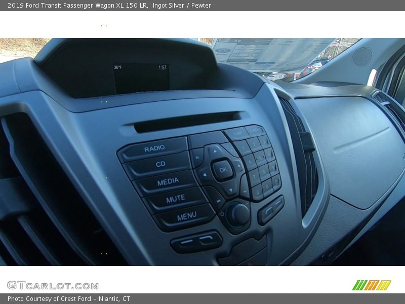Ingot Silver / Pewter 2019 Ford Transit Passenger Wagon XL 150 LR