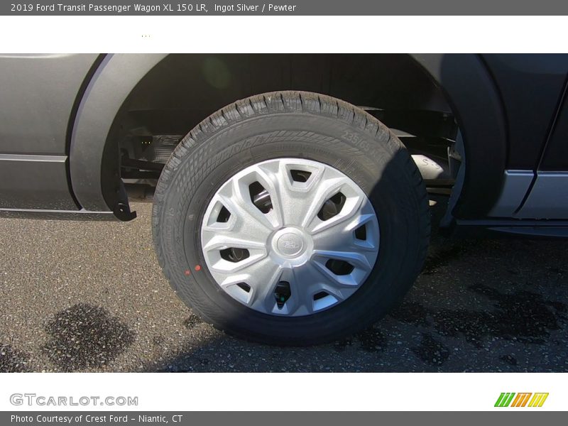 Ingot Silver / Pewter 2019 Ford Transit Passenger Wagon XL 150 LR