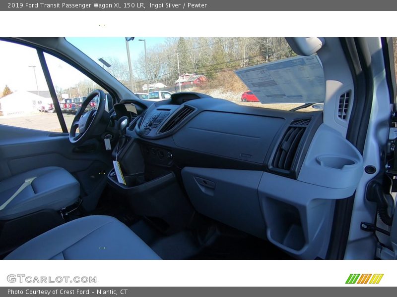 Ingot Silver / Pewter 2019 Ford Transit Passenger Wagon XL 150 LR