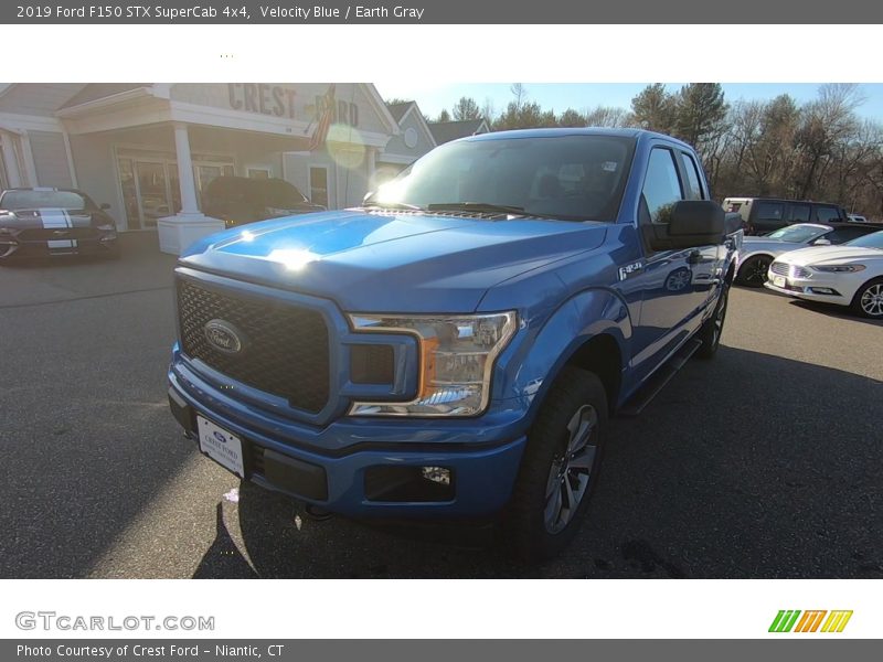 Velocity Blue / Earth Gray 2019 Ford F150 STX SuperCab 4x4