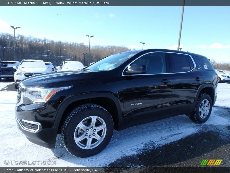 Ebony Twilight Metallic / Jet Black 2019 GMC Acadia SLE AWD