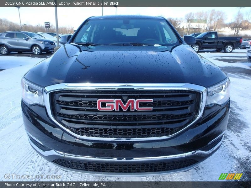 Ebony Twilight Metallic / Jet Black 2019 GMC Acadia SLE AWD