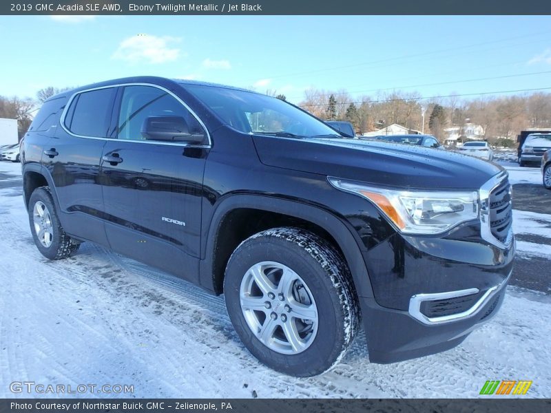 Ebony Twilight Metallic / Jet Black 2019 GMC Acadia SLE AWD
