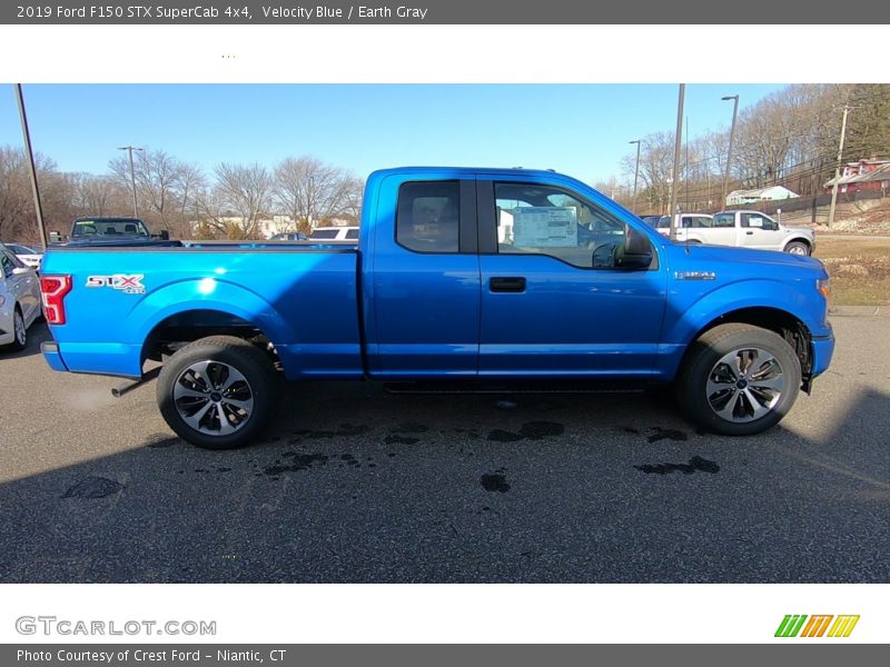 Velocity Blue / Earth Gray 2019 Ford F150 STX SuperCab 4x4