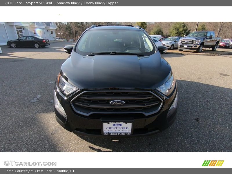 Shadow Black / Ebony Black/Copper 2018 Ford EcoSport SES 4WD