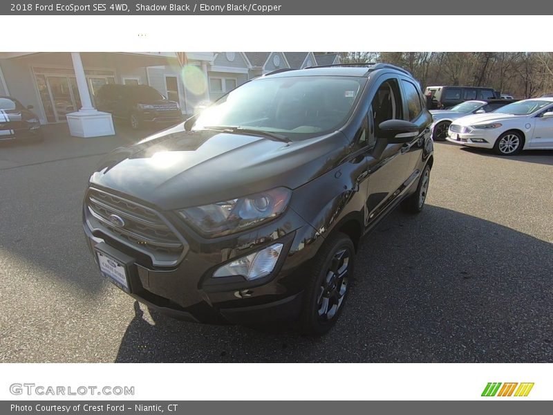 Shadow Black / Ebony Black/Copper 2018 Ford EcoSport SES 4WD