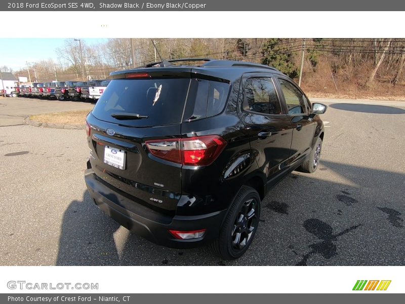 Shadow Black / Ebony Black/Copper 2018 Ford EcoSport SES 4WD