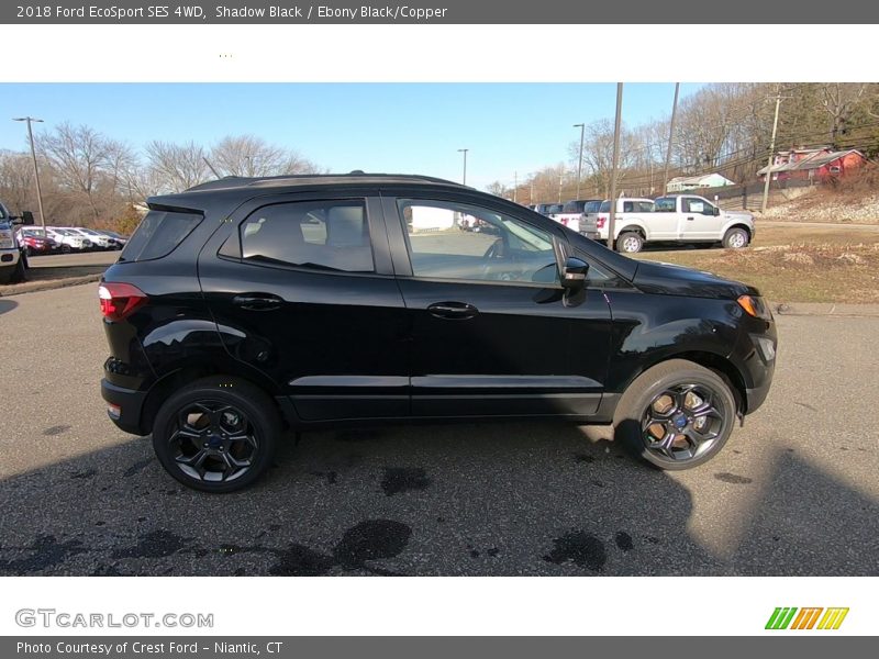 Shadow Black / Ebony Black/Copper 2018 Ford EcoSport SES 4WD