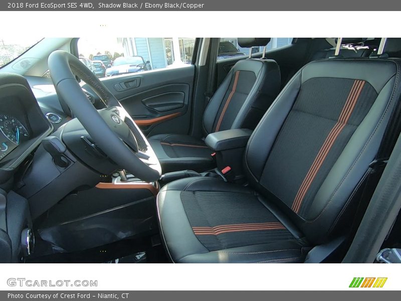 Shadow Black / Ebony Black/Copper 2018 Ford EcoSport SES 4WD