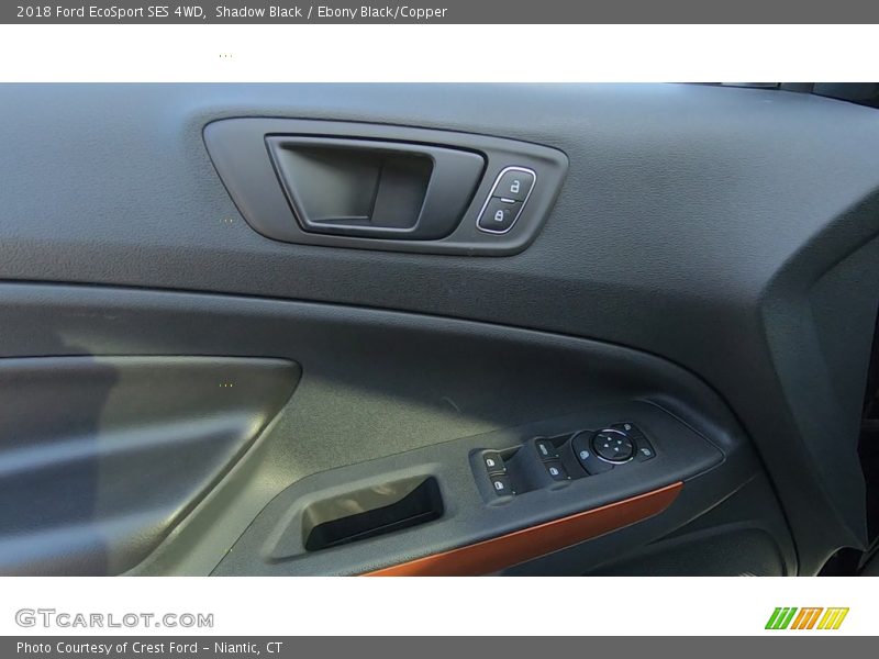 Shadow Black / Ebony Black/Copper 2018 Ford EcoSport SES 4WD