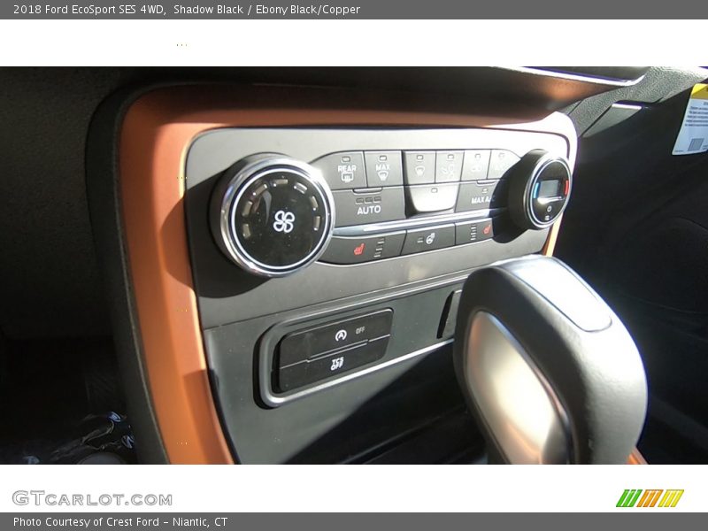 Shadow Black / Ebony Black/Copper 2018 Ford EcoSport SES 4WD