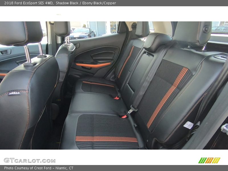 Shadow Black / Ebony Black/Copper 2018 Ford EcoSport SES 4WD