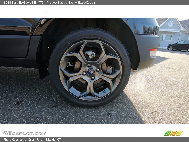 Shadow Black / Ebony Black/Copper 2018 Ford EcoSport SES 4WD