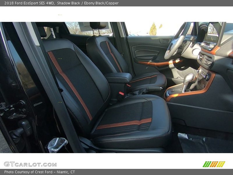 Shadow Black / Ebony Black/Copper 2018 Ford EcoSport SES 4WD