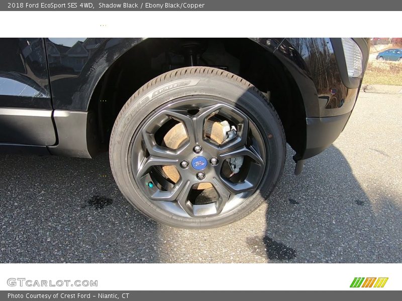 Shadow Black / Ebony Black/Copper 2018 Ford EcoSport SES 4WD