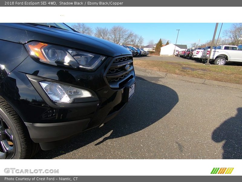 Shadow Black / Ebony Black/Copper 2018 Ford EcoSport SES 4WD