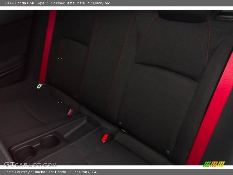 Polished Metal Metallic / Black/Red 2019 Honda Civic Type R