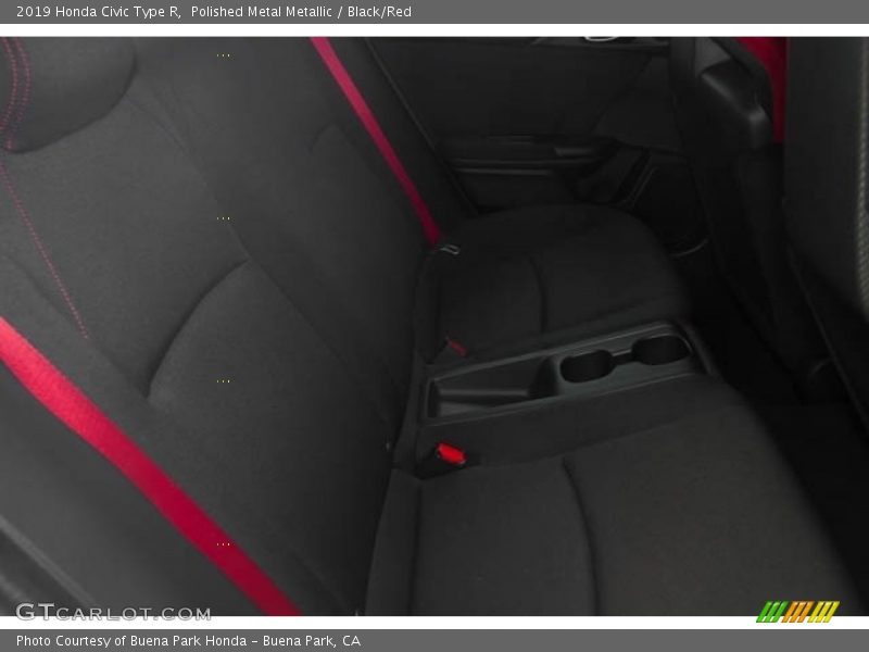 Polished Metal Metallic / Black/Red 2019 Honda Civic Type R