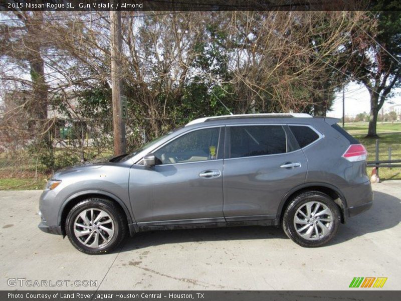 Gun Metallic / Almond 2015 Nissan Rogue SL