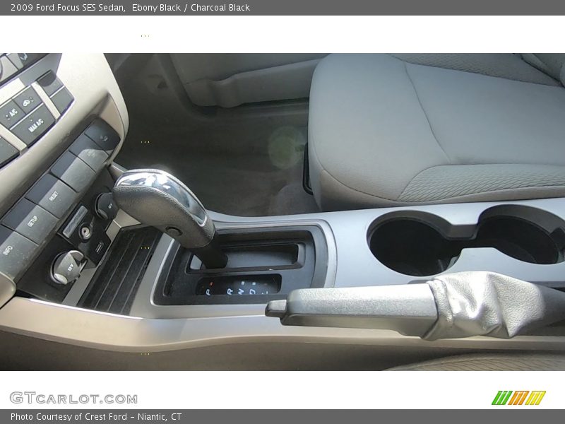 Ebony Black / Charcoal Black 2009 Ford Focus SES Sedan