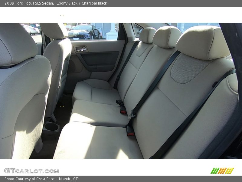 Ebony Black / Charcoal Black 2009 Ford Focus SES Sedan