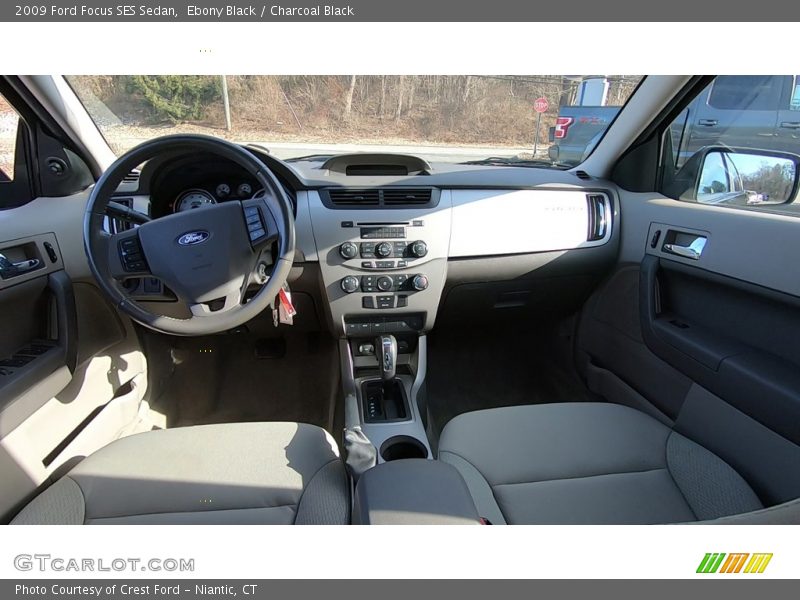 Ebony Black / Charcoal Black 2009 Ford Focus SES Sedan