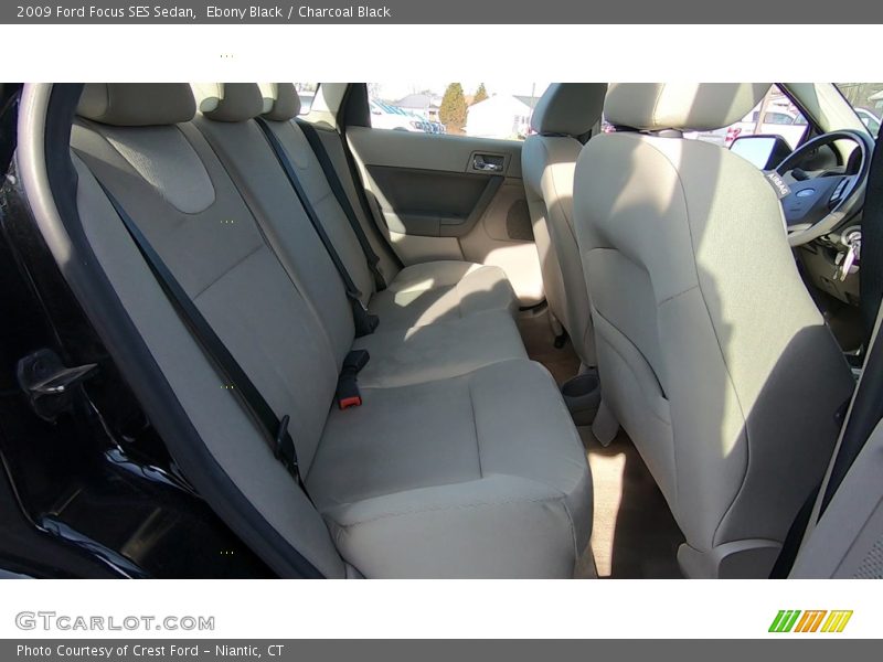 Ebony Black / Charcoal Black 2009 Ford Focus SES Sedan