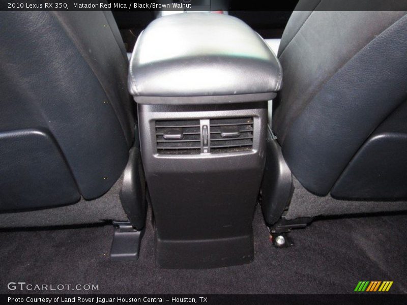 Matador Red Mica / Black/Brown Walnut 2010 Lexus RX 350