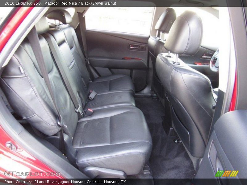 Matador Red Mica / Black/Brown Walnut 2010 Lexus RX 350
