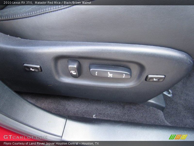 Matador Red Mica / Black/Brown Walnut 2010 Lexus RX 350