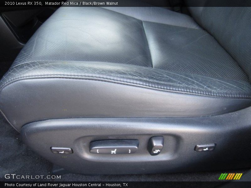 Matador Red Mica / Black/Brown Walnut 2010 Lexus RX 350