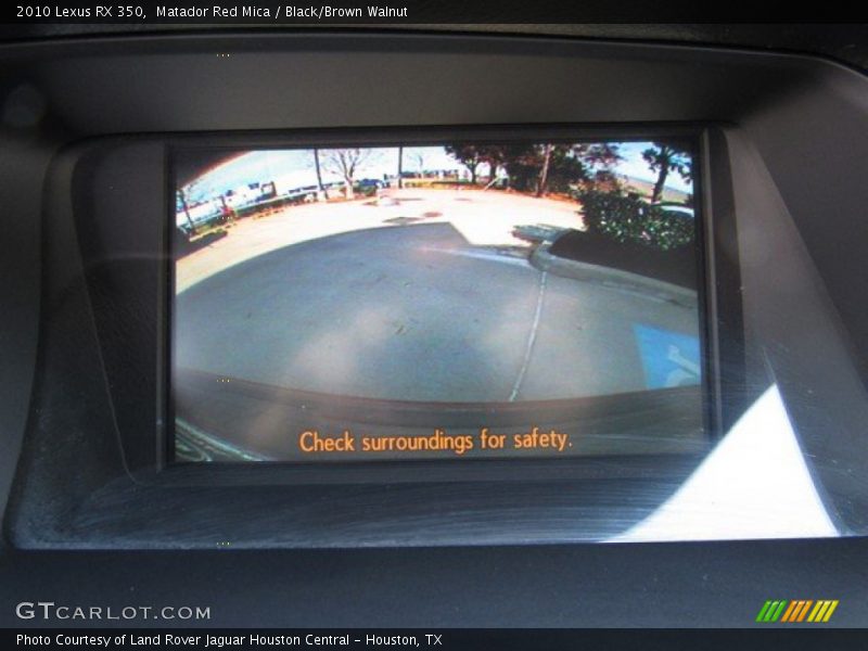 Matador Red Mica / Black/Brown Walnut 2010 Lexus RX 350