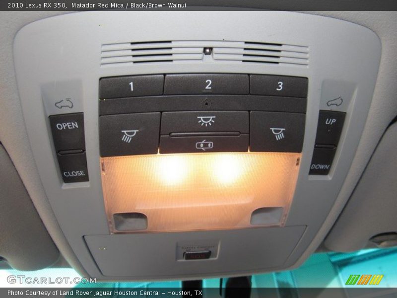 Matador Red Mica / Black/Brown Walnut 2010 Lexus RX 350