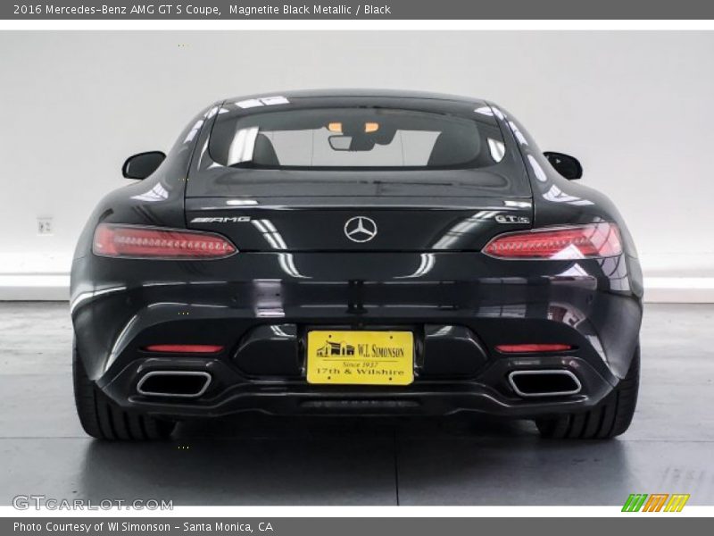 Magnetite Black Metallic / Black 2016 Mercedes-Benz AMG GT S Coupe