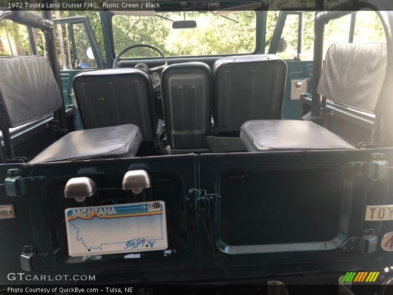 Rear Seat of 1972 Land Cruiser FJ40