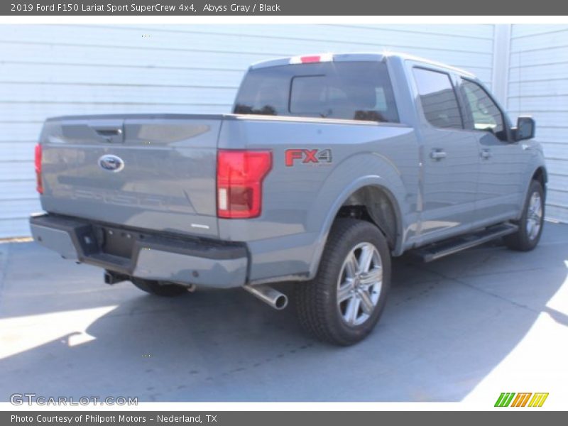 Abyss Gray / Black 2019 Ford F150 Lariat Sport SuperCrew 4x4