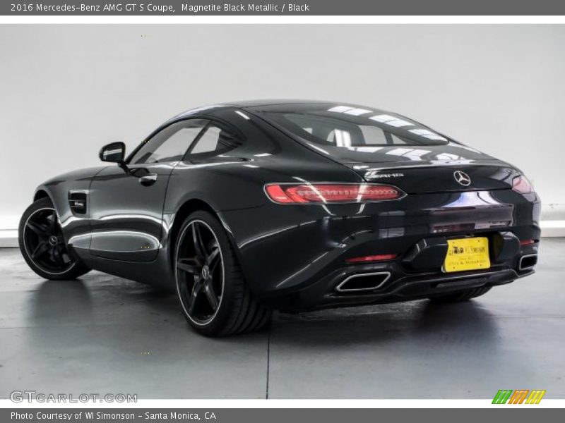 Magnetite Black Metallic / Black 2016 Mercedes-Benz AMG GT S Coupe